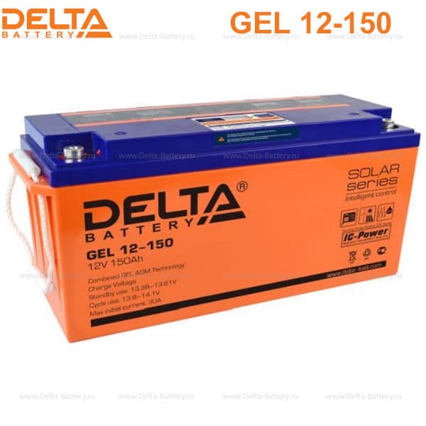 Аккумуляторная батарея Delta GEL 12-150 в Евпатории